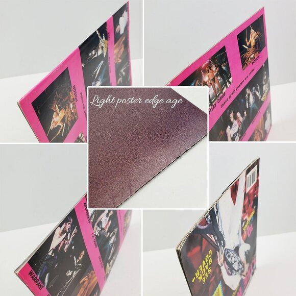 Blast! Live Metal Magazine Ashley Posters Aerosmith Motley Crue KISS Poison 1990 - Picture 7 of 10